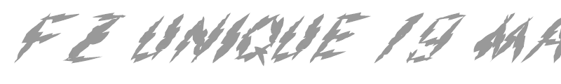 FZ UNIQUE 19 MANGLED ITALIC