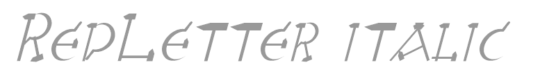 RedLetter italic