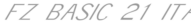 FZ BASIC 21 ITALIC