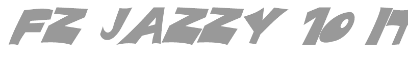 FZ JAZZY 10 ITALIC