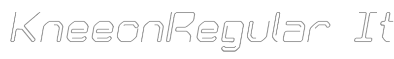 KneeonRegular Italic