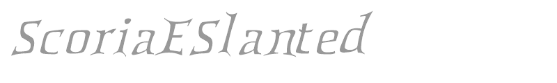 ScoriaESlanted