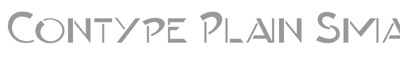 Contype Plain SmallCaps
