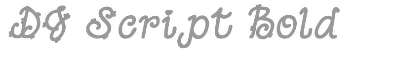 DJ Script Bold