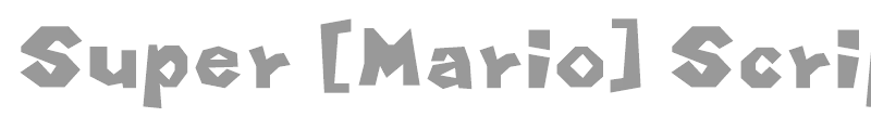 Super [Mario] Script 3