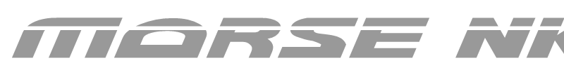 Morse NK Laser Italic
