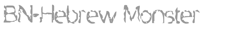 BN-Hebrew Monster