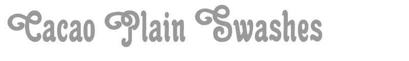 Cacao Plain Swashes