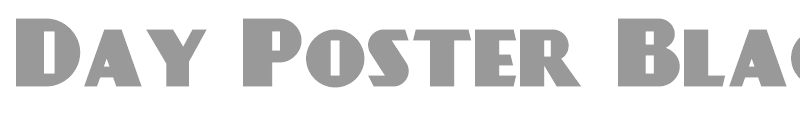Day Poster Black NF