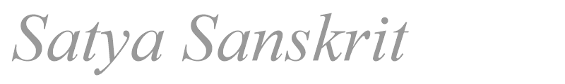 Satya Sanskrit