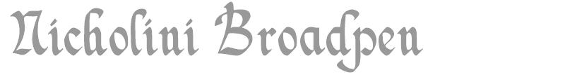 Nicholini Broadpen
