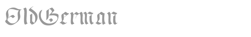 OldGerman