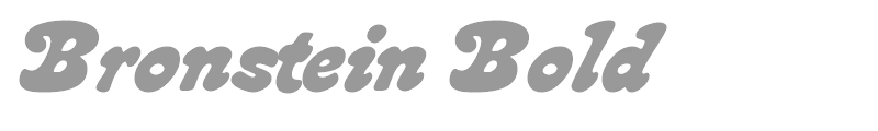 Bronstein Bold