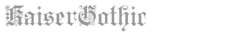 KaiserGothic