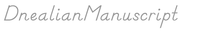 DnealianManuscript