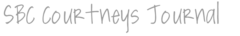 SBC Courtneys Journal