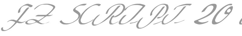 FZ SCRIPT 20 ITALIC