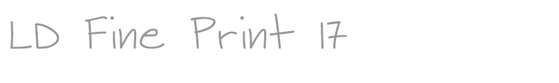 LD Fine Print 17