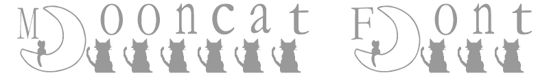 Mooncat Font