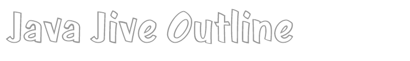 Java Jive Outline