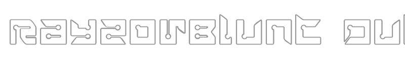 RayzorBlunt Outline