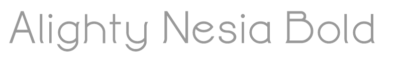 Alighty Nesia Bold