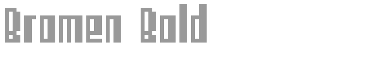 Bromen Bold