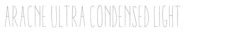 Aracne Ultra Condensed