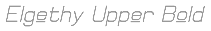 Elgethy Upper Bold