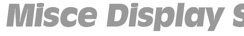 Misce Display SSi