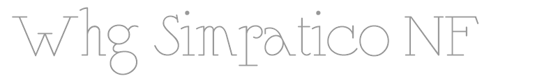 Whg Simpatico NF