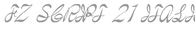 FZ SCRIPT 21 ITALIC