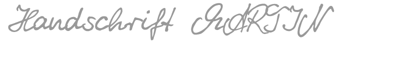 Handschrift MARTIN