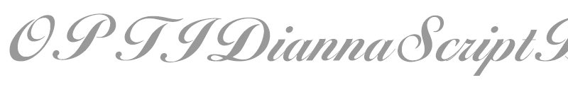 OPTIDiannaScriptBoldAgency