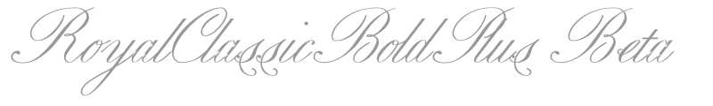RoyalClassicBoldPlus Beta