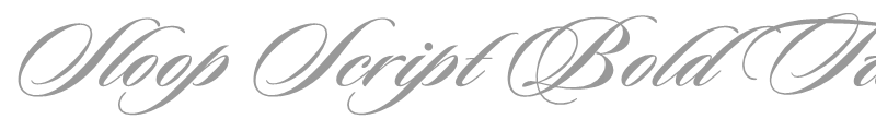 Sloop Script Bold Two