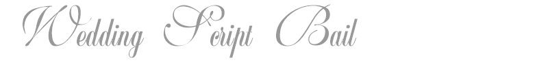 Wedding Script Bail