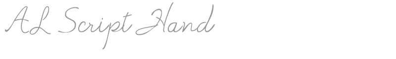 AL Script Hand