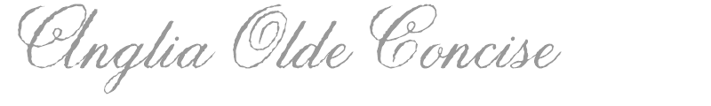 Anglia Olde Concise