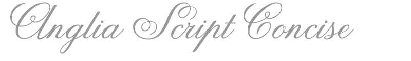 Anglia Script Concise