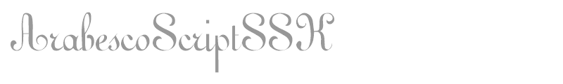 ArabescoScriptSSK