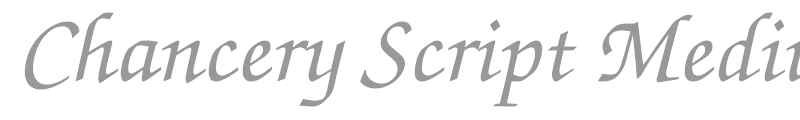 Chancery Script Medium SSi