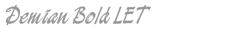 Demian Bold LET