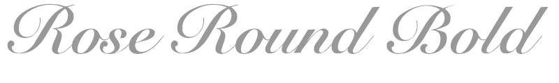 Rose Round Bold