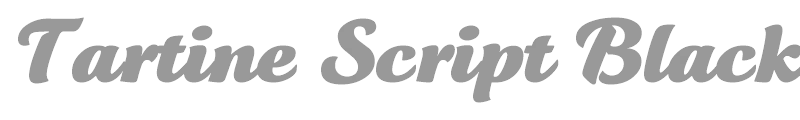 Tartine Script Black