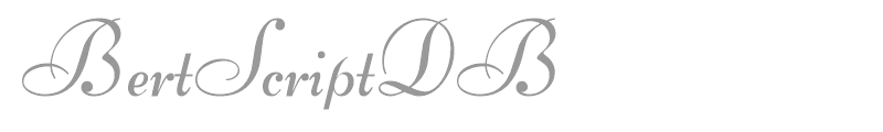 BertScriptDB