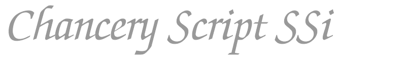 Chancery Script SSi