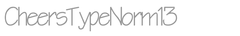 CheersTypeNorm13