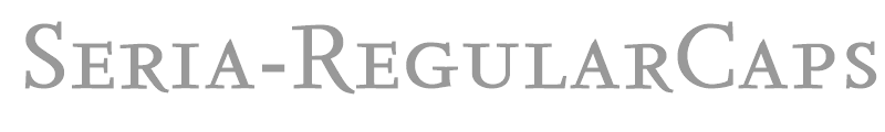 Seria-RegularCaps