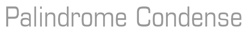 Palindrome Condensed SSi